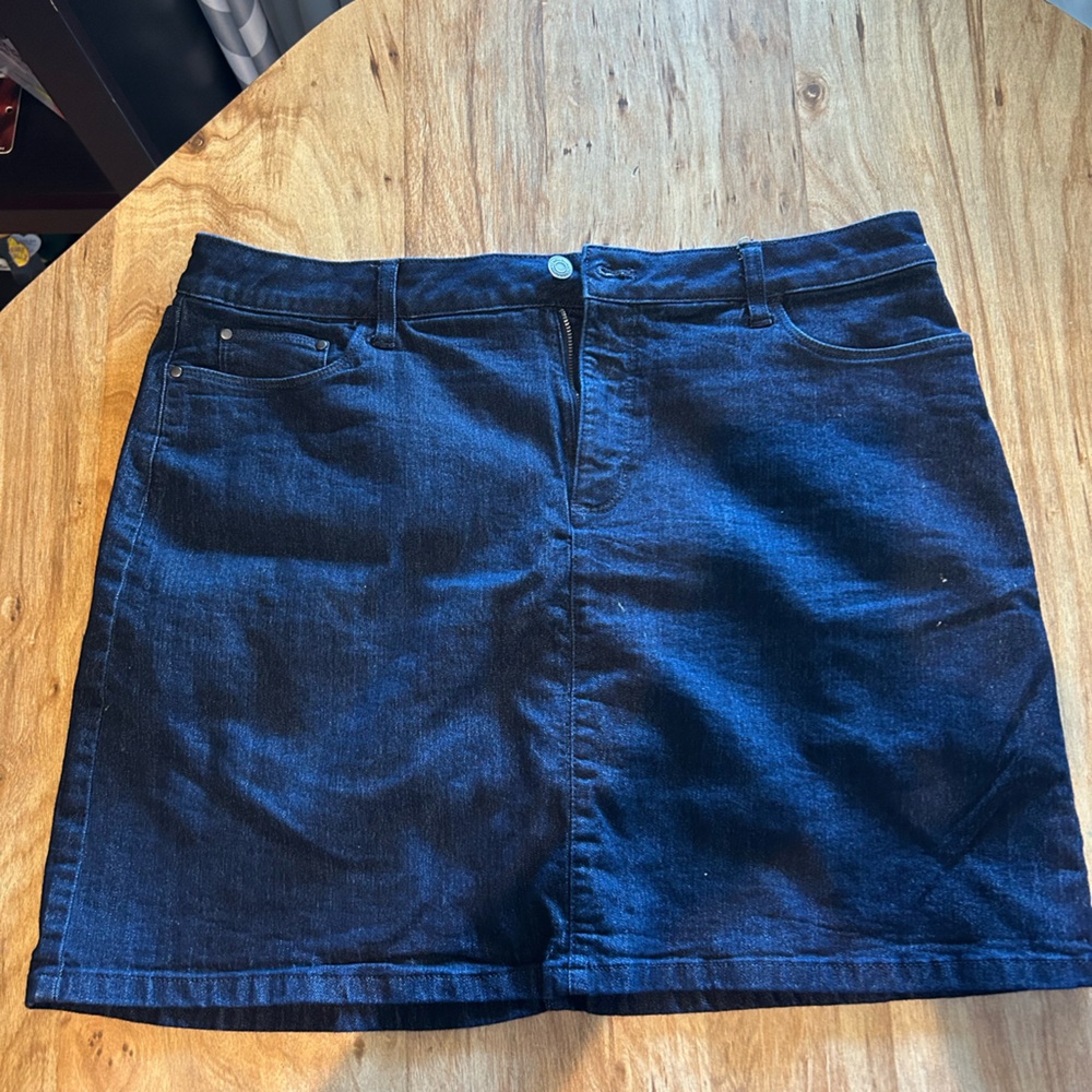 Women's Denim Skort - Size 18